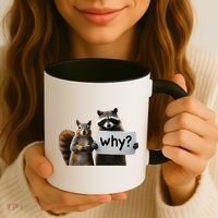 Why Peanut The Squirrel & Fred The Raccoon Coffee Mug thumb 3