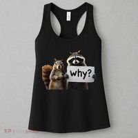 Why Peanut The Squirrel & Fred The Raccoon Women's Tank Top thumb 3