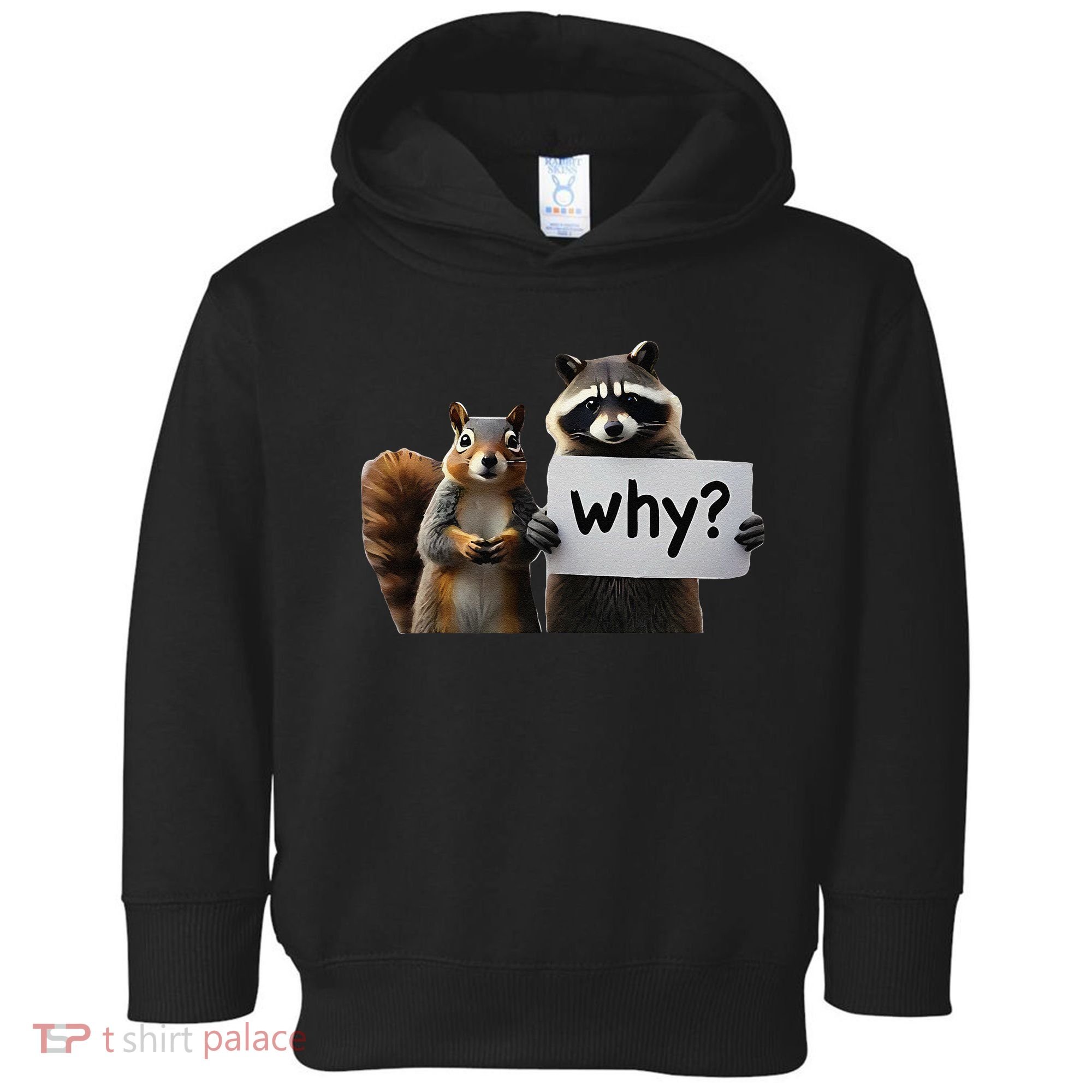 Why Peanut The Squirrel & Fred The Raccoon Toddler Hoodie