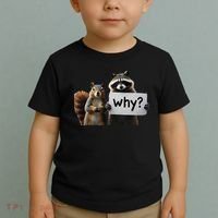 Why Peanut The Squirrel & Fred The Raccoon Toddler T-Shirt thumb 2