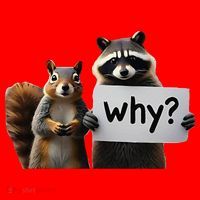 Why Peanut The Squirrel & Fred The Raccoon Santa Hat thumb 1