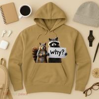 Why Peanut The Squirrel & Fred The Raccoon Hoodie thumb 3