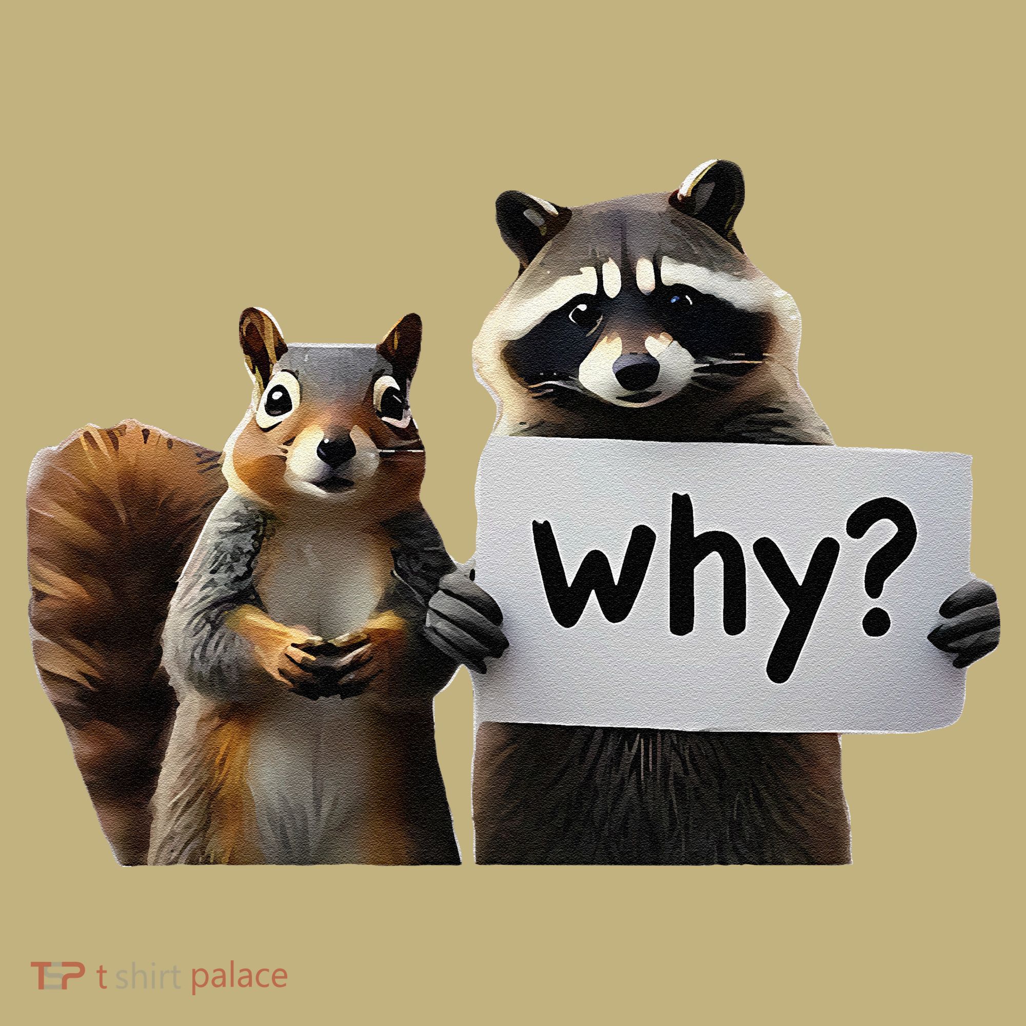 Why Peanut The Squirrel & Fred The Raccoon Mousepad