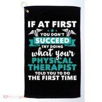 What Physical Therapist Told You Physical Theraphy PT Golf Towel thumb 0