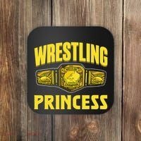 Wrestling Princess Wrestles Wrestler Wrestle Wrestling Coaster thumb 0