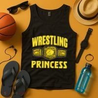 Wrestling Princess Wrestles Wrestler Wrestle Wrestling Tank Top thumb 4