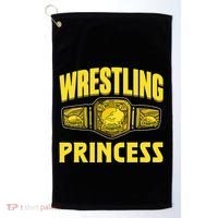 Wrestling Princess Wrestles Wrestler Wrestle Wrestling Golf Towel thumb 0