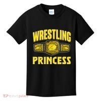 Wrestling Princess Wrestles Wrestler Wrestle Wrestling Kids T-Shirt thumb 0