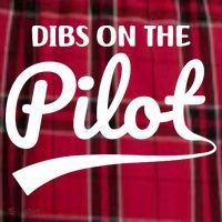Womens Pilot Wife Dibs On The Pilot Pilot Girlfriend Women's Flannel Plaid Pajama Pants thumb 2