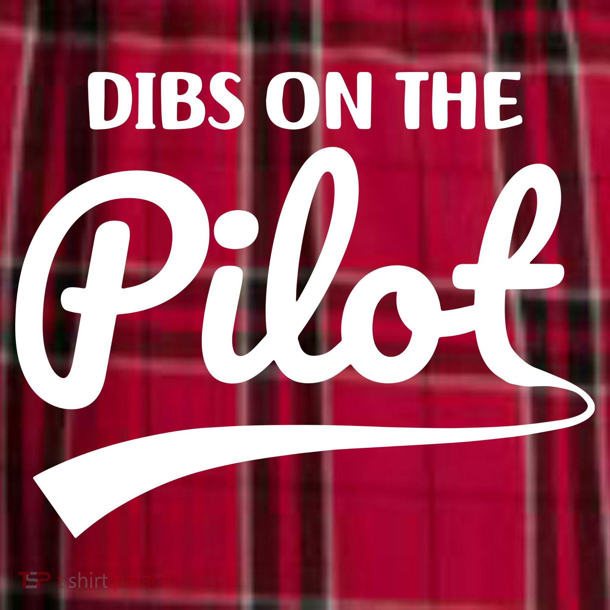 Womens Pilot Wife Dibs On The Pilot Pilot Girlfriend Women's Flannel Plaid Pajama Pants