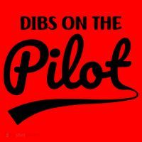 Womens Pilot Wife Dibs On The Pilot Pilot Girlfriend Santa Hat thumb 1