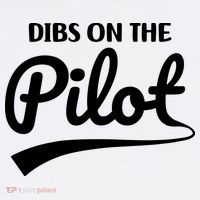 Womens Pilot Wife Dibs On The Pilot Pilot Girlfriend Long Sleeve Shirt thumb 2