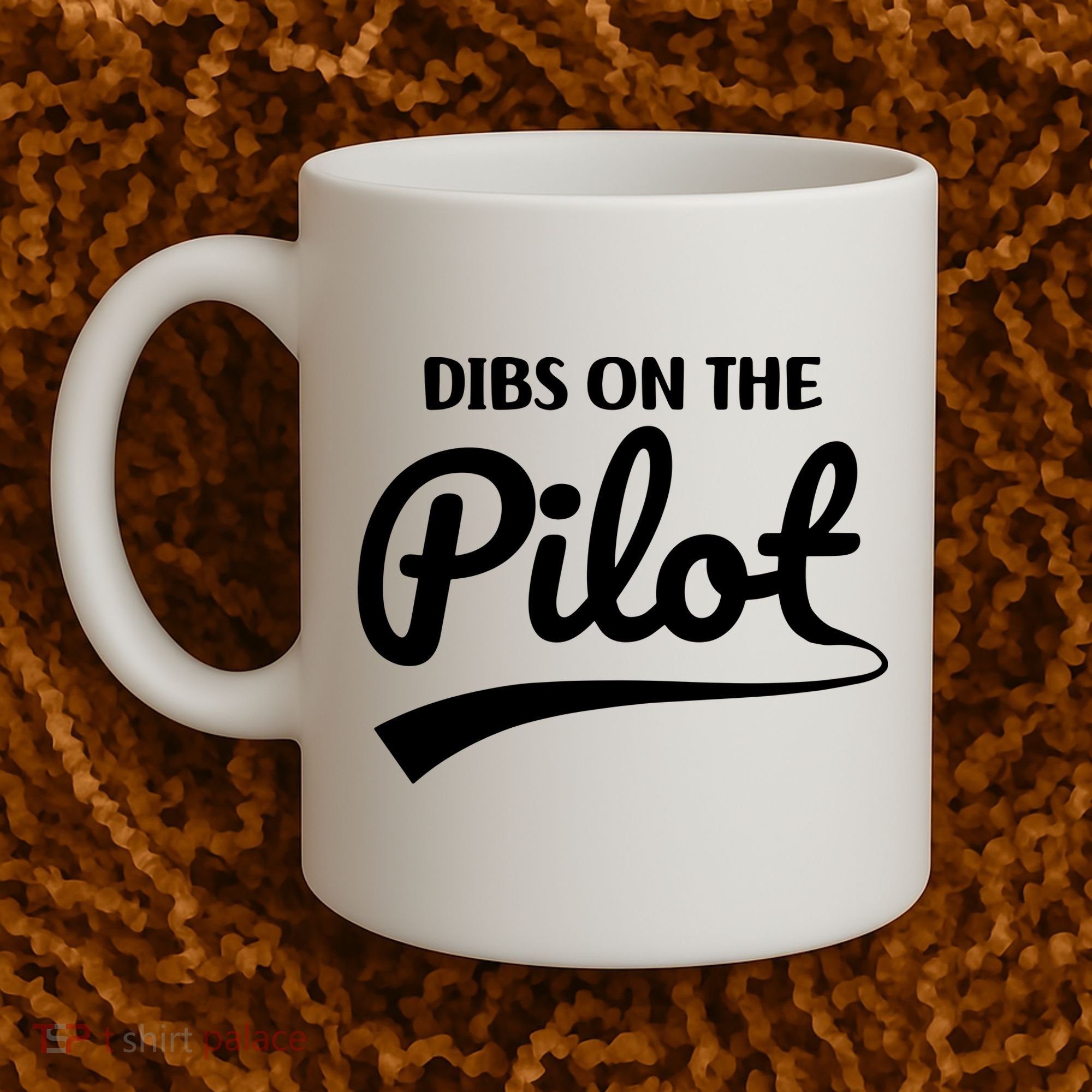 Womens Pilot Wife Dibs On The Pilot Pilot Girlfriend Coffee Mug