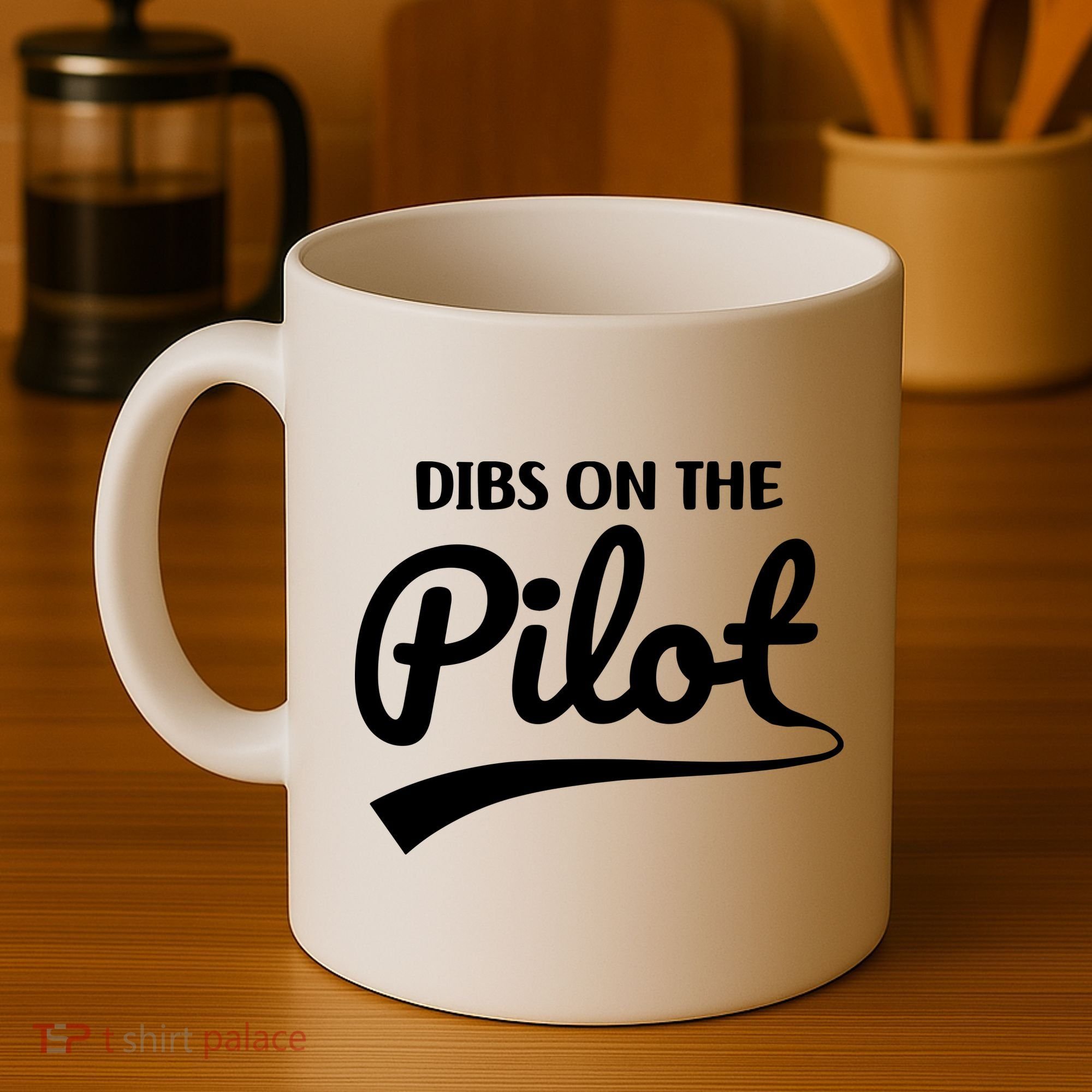 Womens Pilot Wife Dibs On The Pilot Pilot Girlfriend Coffee Mug