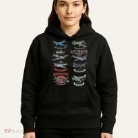Ww2 Planes Warbirds Warplanes F4u Corsair P 47 Thunderbolt Hoodie thumb 5