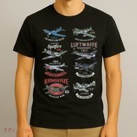 Ww2 Planes Warbirds Warplanes F4u Corsair P 47 Thunderbolt T-Shirt thumb 3