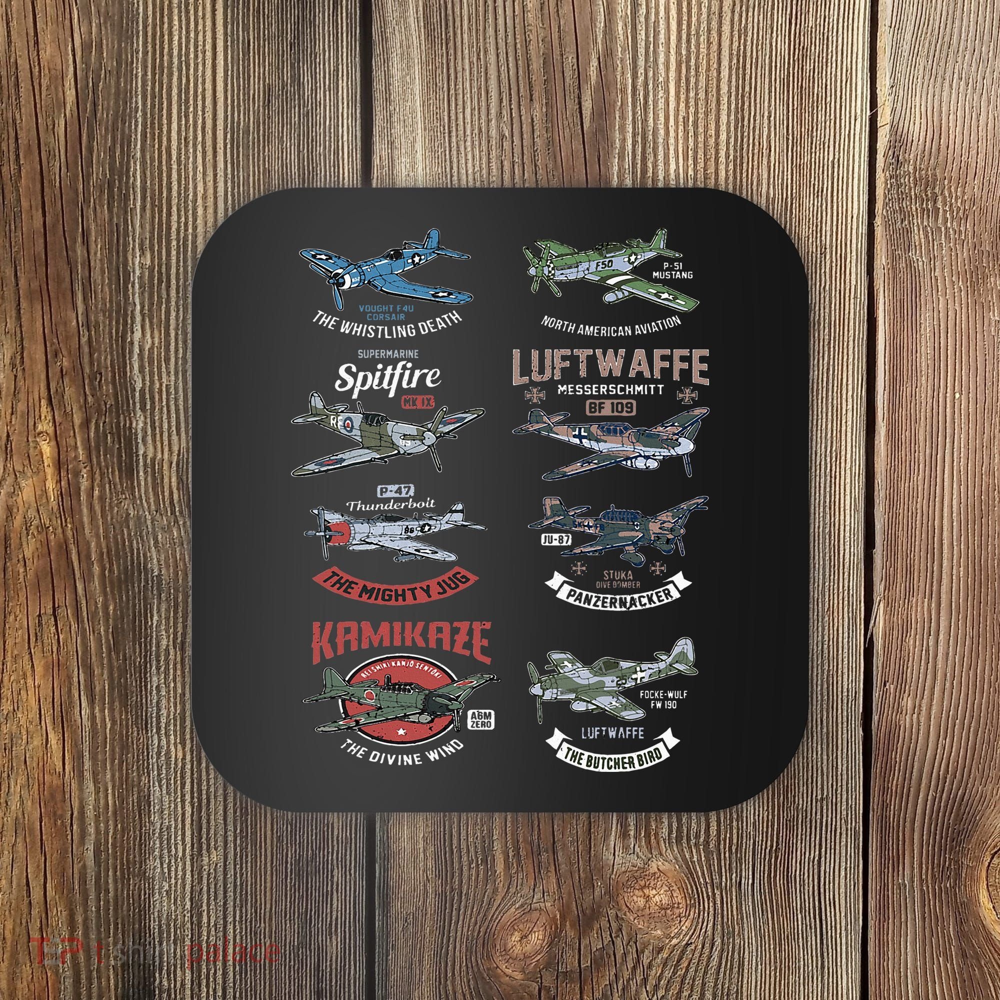 Ww2 Planes Warbirds Warplanes F4u Corsair P 47 Thunderbolt Coaster