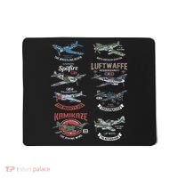 Ww2 Planes Warbirds Warplanes F4u Corsair P 47 Thunderbolt Mousepad thumb 0