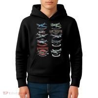 Ww2 Planes Warbirds Warplanes F4u Corsair P 47 Thunderbolt Kids Hoodie thumb 4