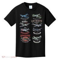 Ww2 Planes Warbirds Warplanes F4u Corsair P 47 Thunderbolt Kids T-Shirt thumb 0