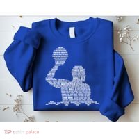 Waterpolo Player Word Cloud Water Polo Players Coach Gift Sweatshirt thumb 2