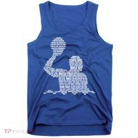 Waterpolo Player Word Cloud Water Polo Players Coach Gift Tank Top thumb 0