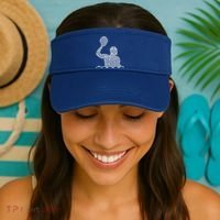 Waterpolo Player Word Cloud Water Polo Players Coach Gift Visor thumb 2