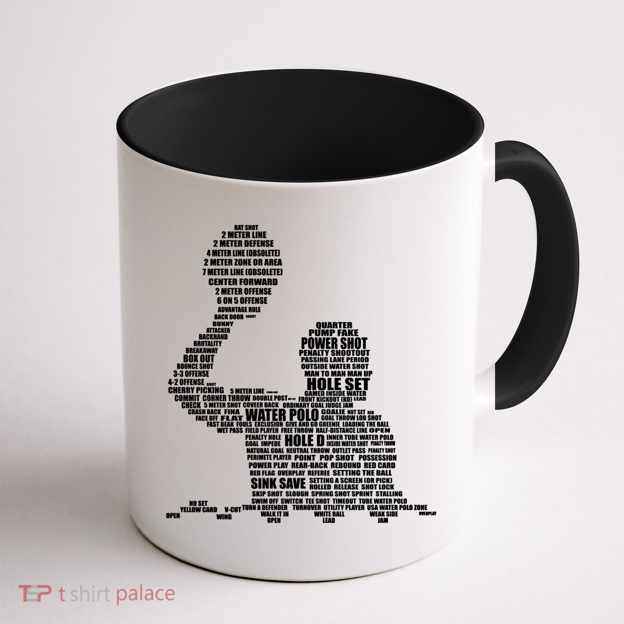 Waterpolo Player Word Cloud Water Polo Players Coach Gift Cool Gift Coffee Mug