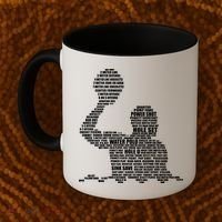 Waterpolo Player Word Cloud Water Polo Players Coach Gift Cool Gift Coffee Mug thumb 2