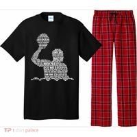 Waterpolo Player Word Cloud Water Polo Players Coach Gift Cool Gift Pajama Set thumb 0
