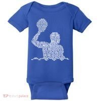 Waterpolo Player Word Cloud Water Polo Players Coach Gift Cool Gift Baby Bodysuit thumb 0