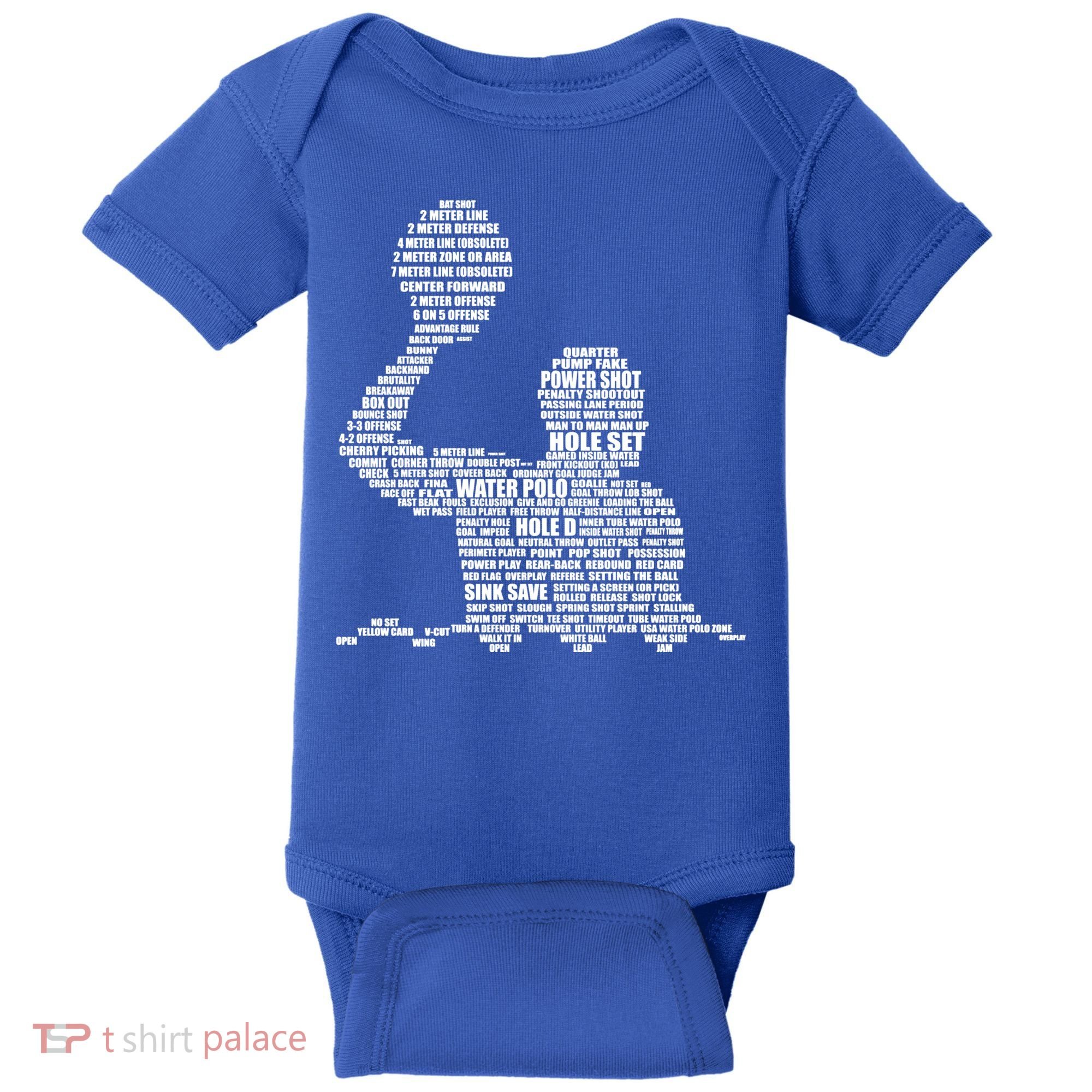 Waterpolo Player Word Cloud Water Polo Players Coach Gift Cool Gift Baby Bodysuit