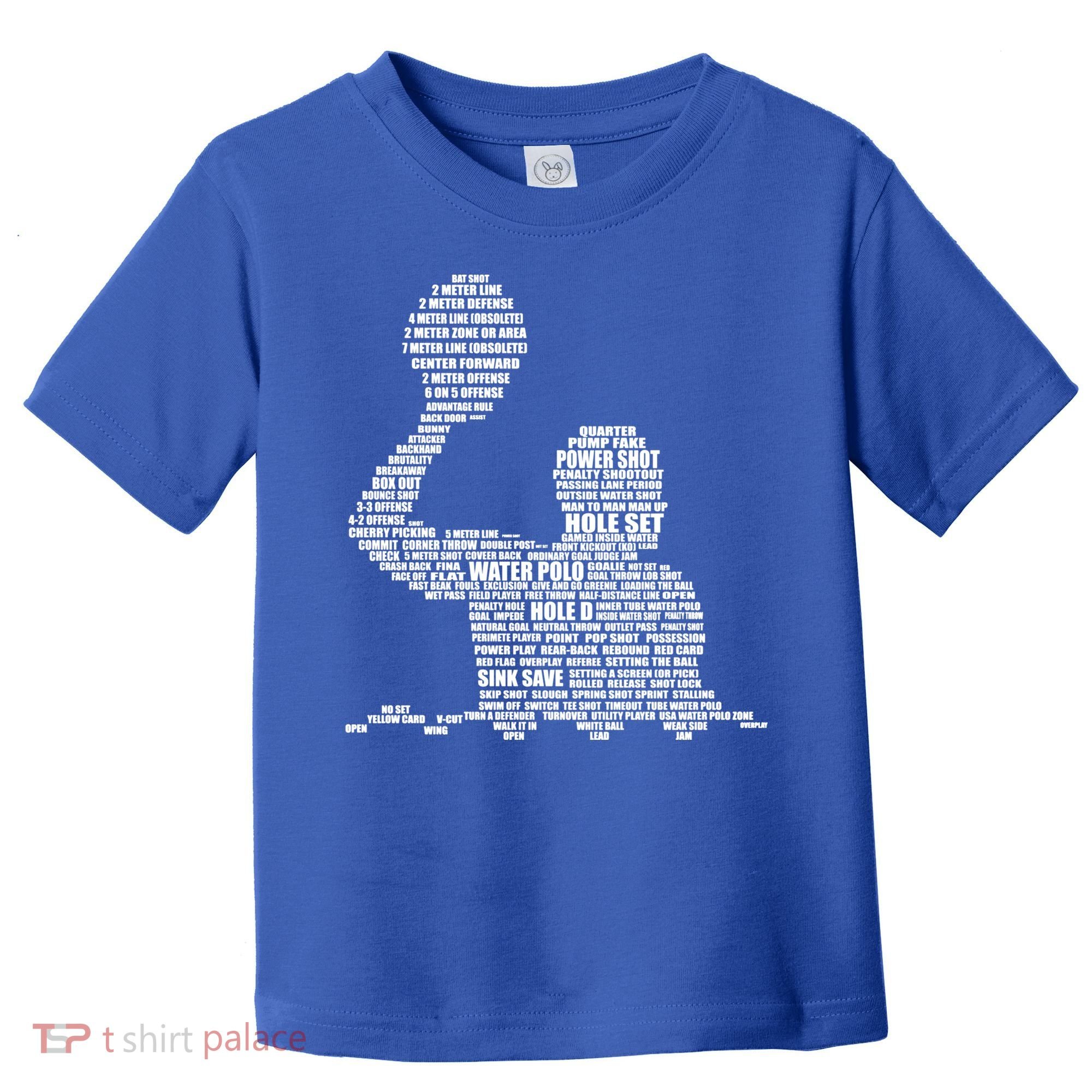 Waterpolo Player Word Cloud Water Polo Players Coach Gift Cool Gift Toddler T-Shirt