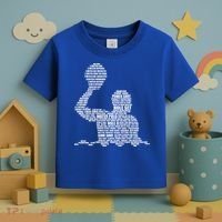 Waterpolo Player Word Cloud Water Polo Players Coach Gift Cool Gift Toddler T-Shirt thumb 3
