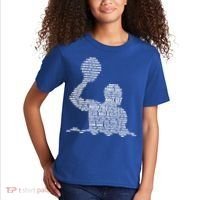 Waterpolo Player Word Cloud Water Polo Players Coach Gift Cool Gift Kids T-Shirt thumb 2