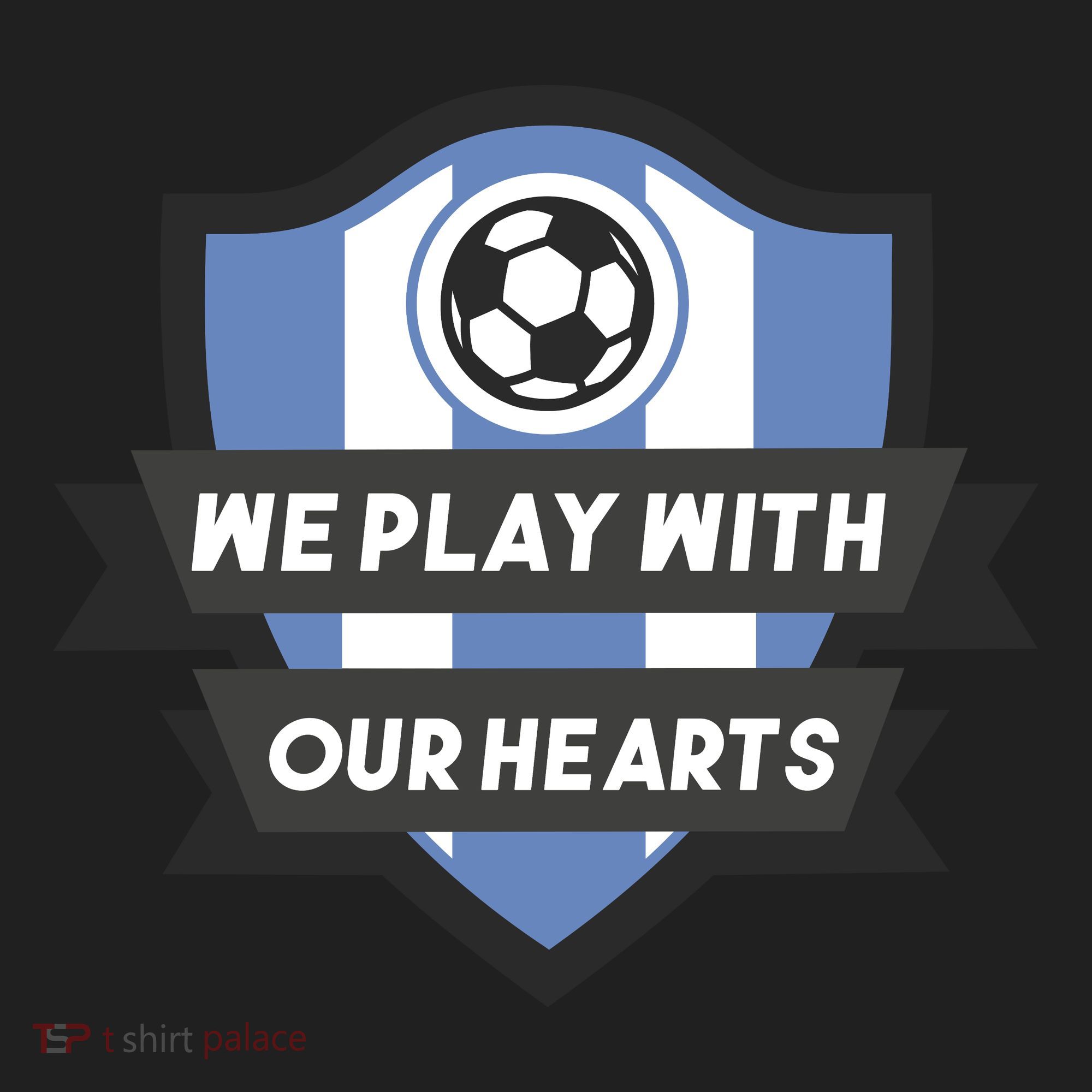 We Play With Our Hearts Soccer Player Beanie