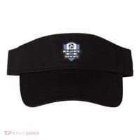 We Play With Our Hearts Soccer Player Visor thumb 0