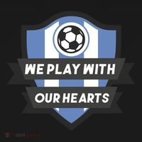 We Play With Our Hearts Soccer Player Visor thumb 3