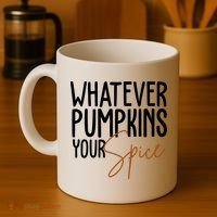 Whatever Pumpkins Your Spice Festive Fall Coffee Mug thumb 4