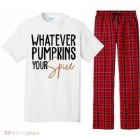 Whatever Pumpkins Your Spice Festive Fall Pajama Set thumb 0