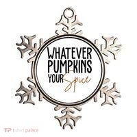 Whatever Pumpkins Your Spice Festive Fall Ornament thumb 0