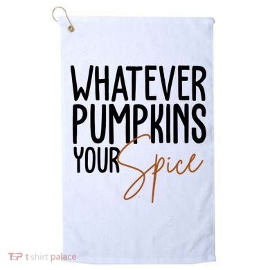 Whatever Pumpkins Your Spice Festive Fall Golf Towel