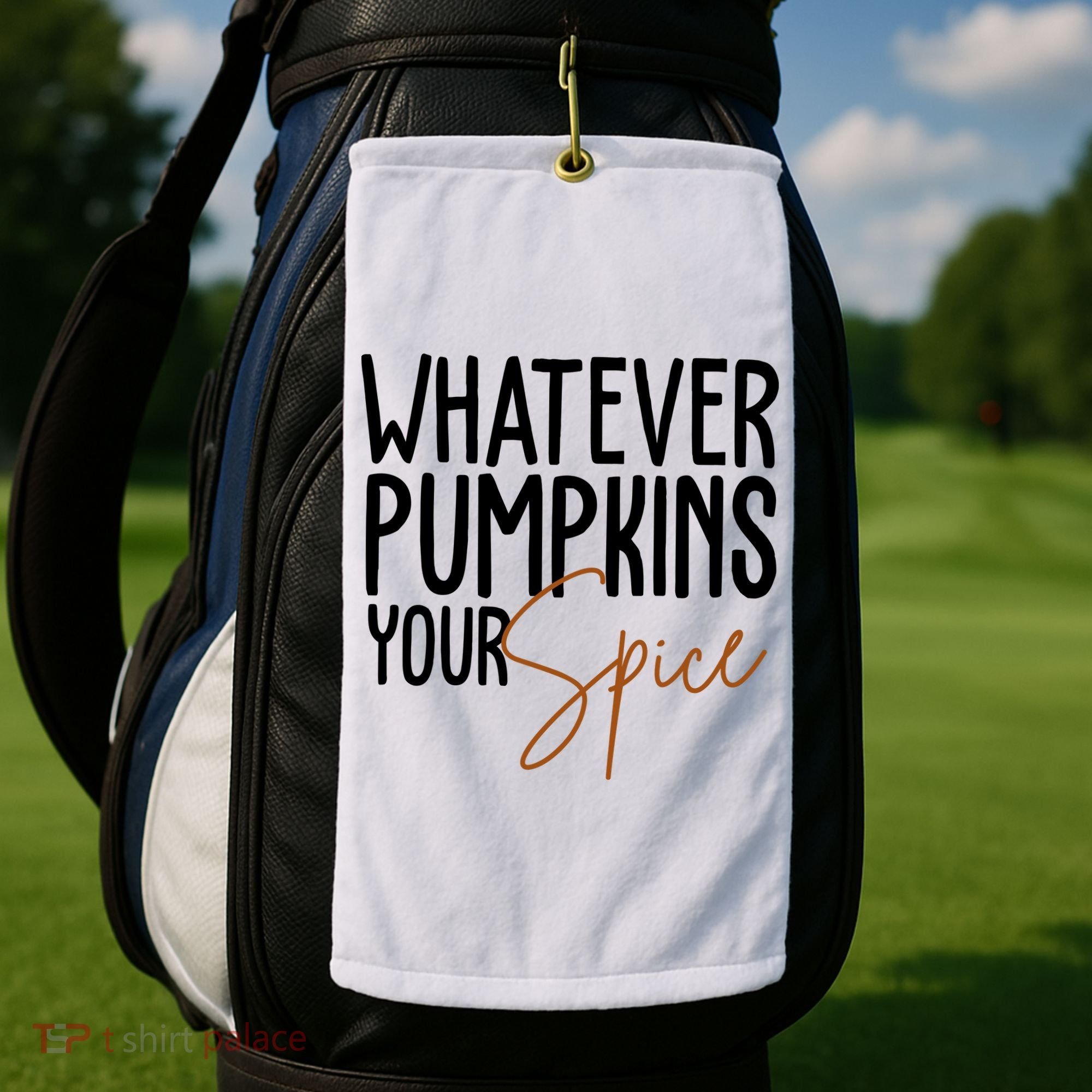 Whatever Pumpkins Your Spice Festive Fall Golf Towel
