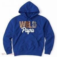 Wild Papa Zoo Born Two Be Wild Bgiftday Safari Jungle Animal Gift Hoodie thumb 0