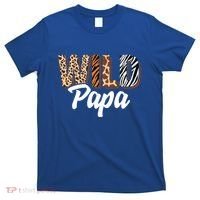 Wild Papa Zoo Born Two Be Wild Bgiftday Safari Jungle Animal Gift T-Shirt thumb 0