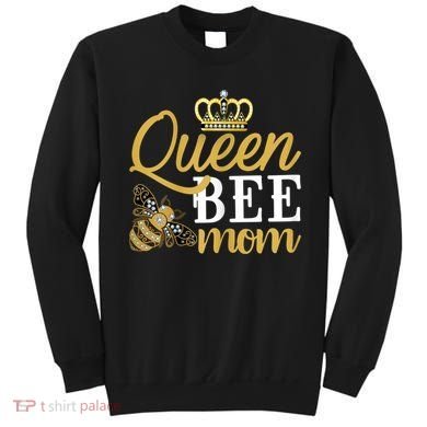 Womens Queen Bee Mom Sweatshirt