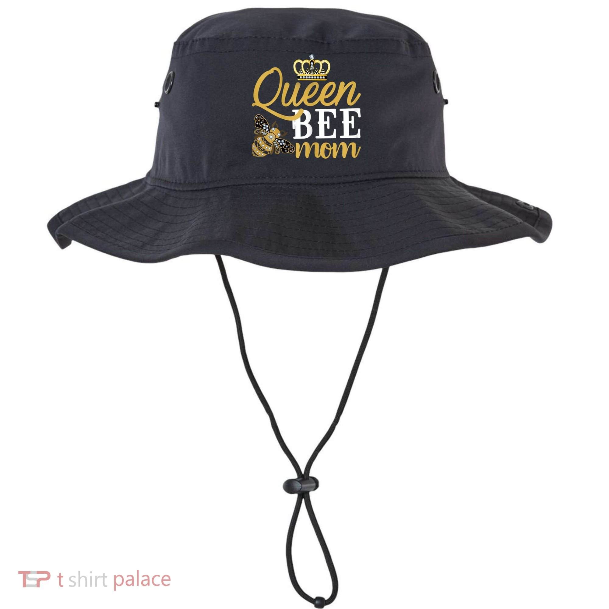 Womens Queen Bee Mom Bucket Hat