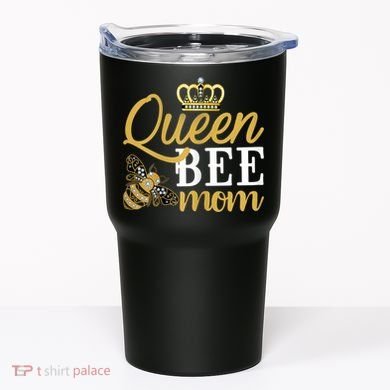 Womens Queen Bee Mom Tumbler