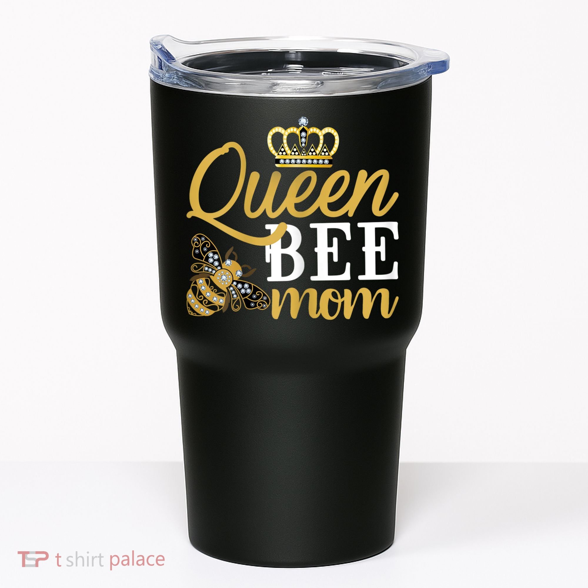 Womens Queen Bee Mom Tumbler