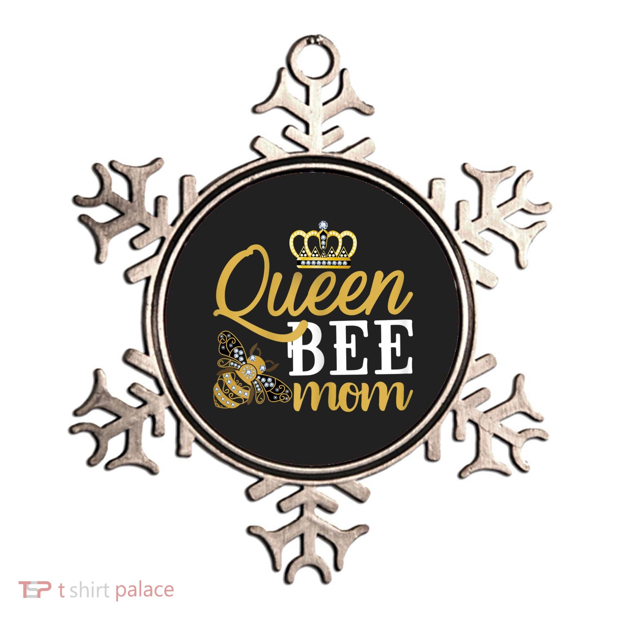 Womens Queen Bee Mom Ornament
